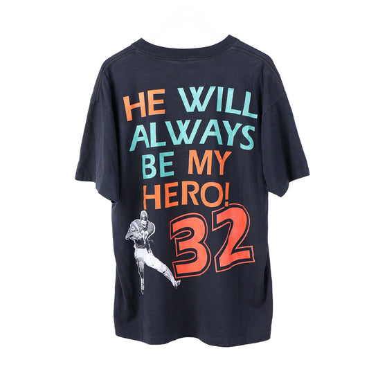 FREE OJ SIMPSON HE WILL ALWAYS BE MY HERO VINTAGE T-SHIRT