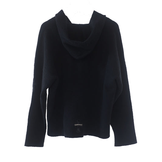 Chrome Hearts Pima Cotton Black Pony Hair Hoodie