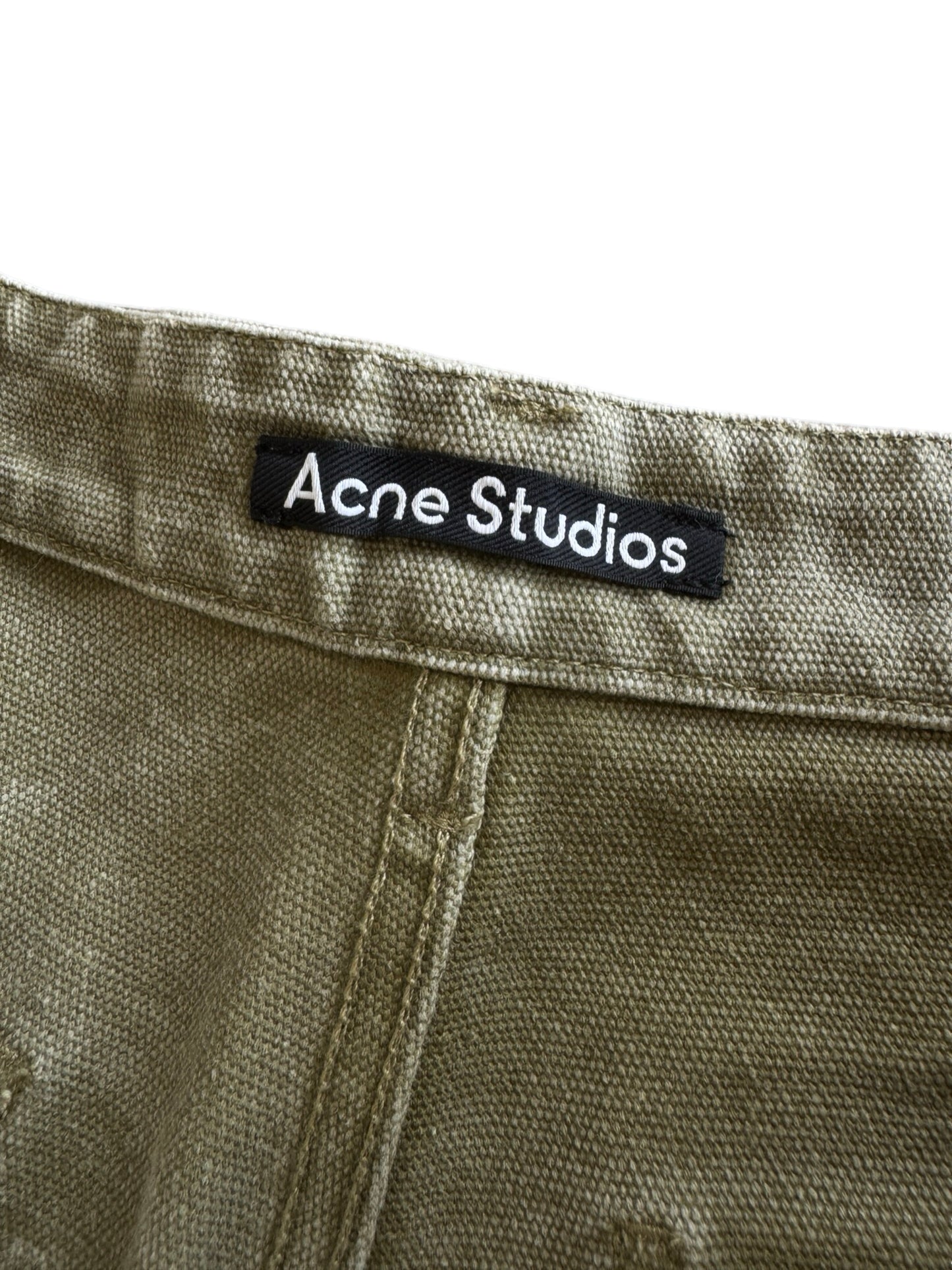 Acne Studios Green Denim