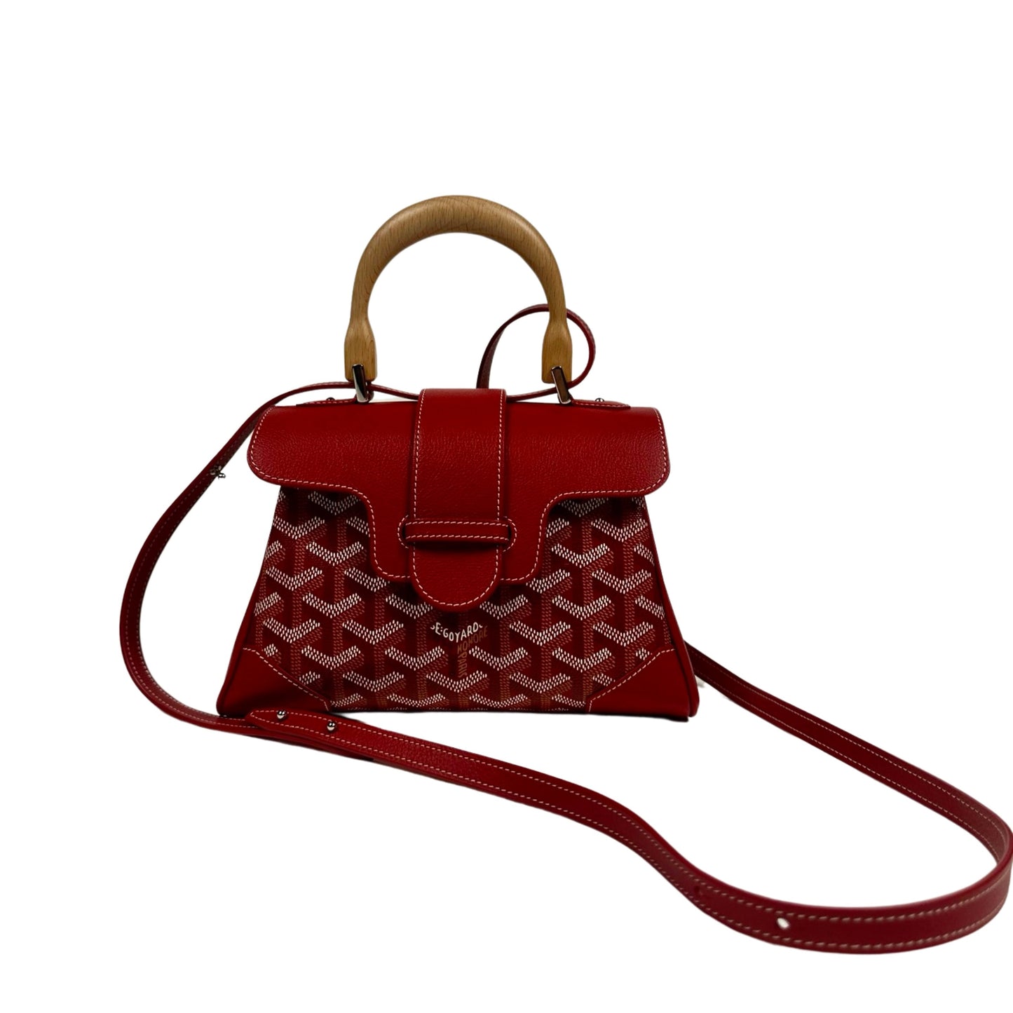 GOYARD Goyardine Saigon PM Red