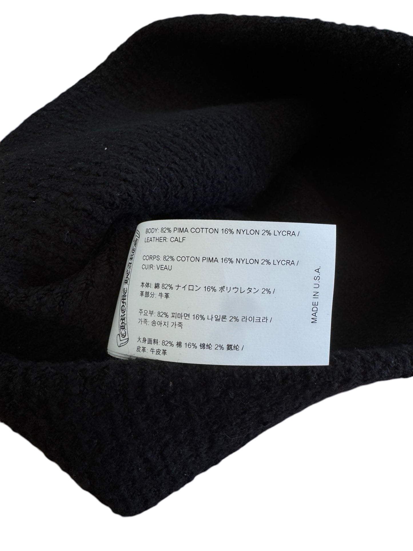 CH Pony Hair Patch Beanie