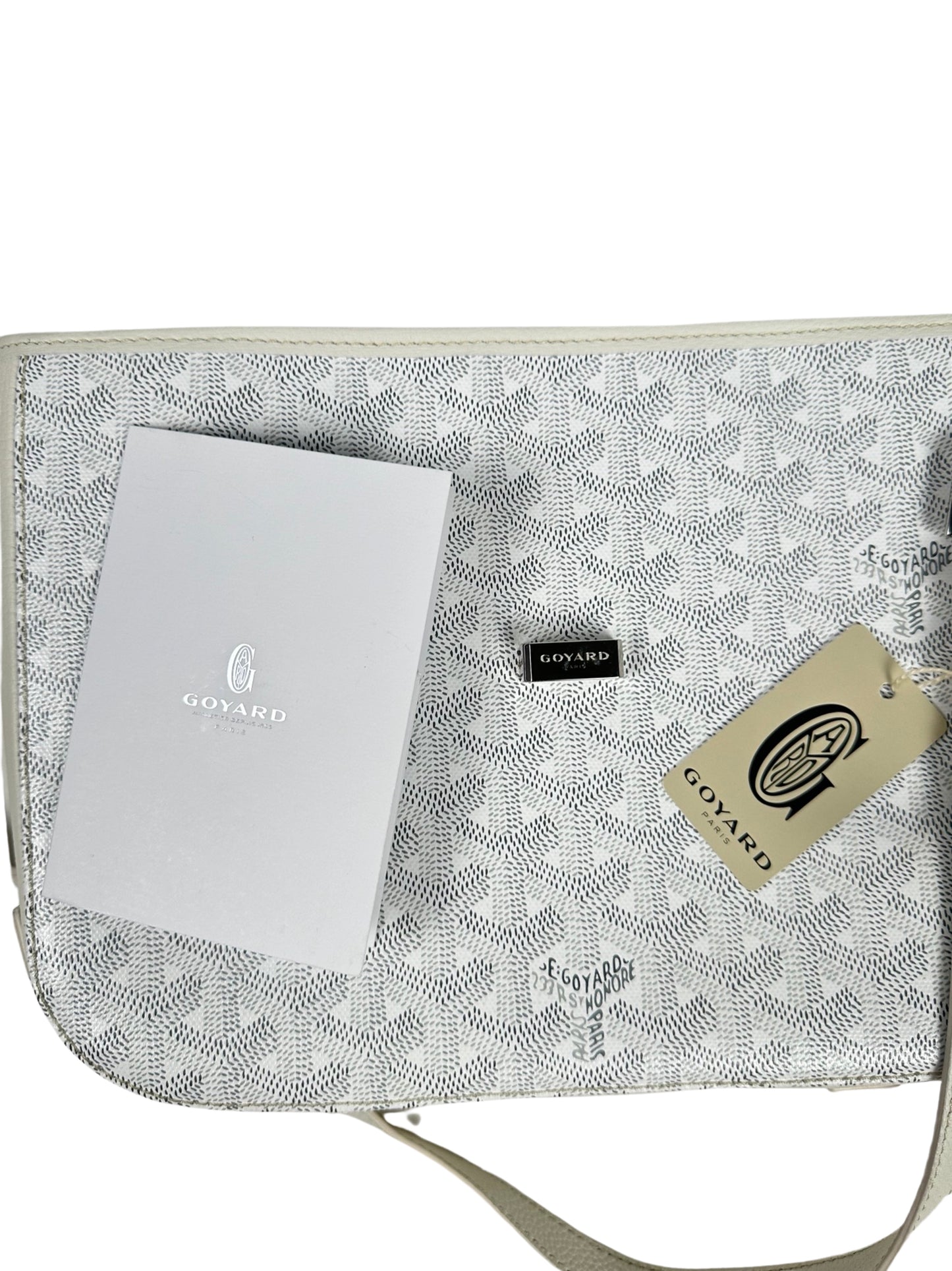 Goyard Belvedere II Messenger Canvas PM White