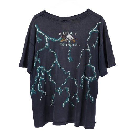 VINTAGE FADED USA THUNDER DRAGON T-SHIRT