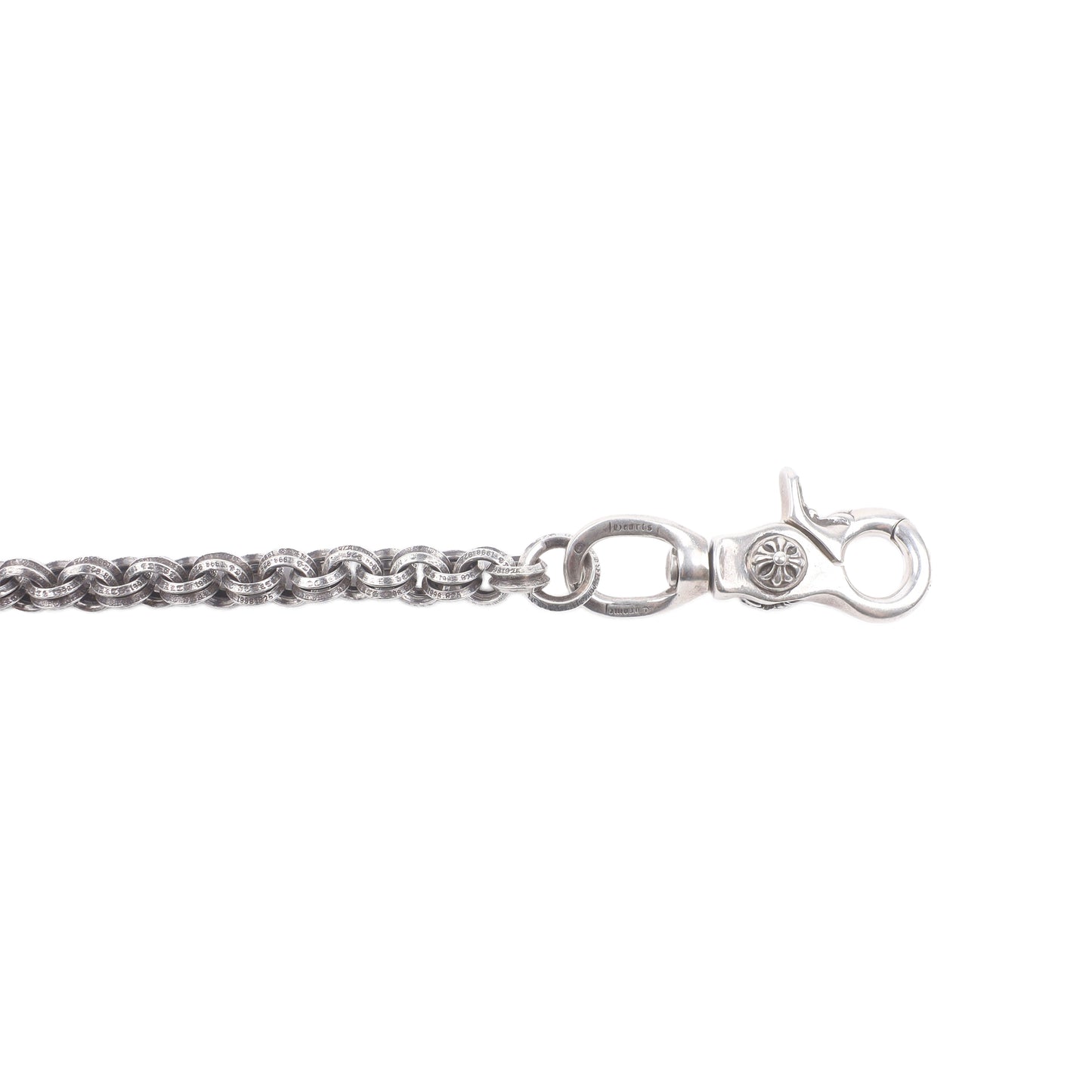 Chrome Hearts 24inch Long Double B Ring Wallet Chain