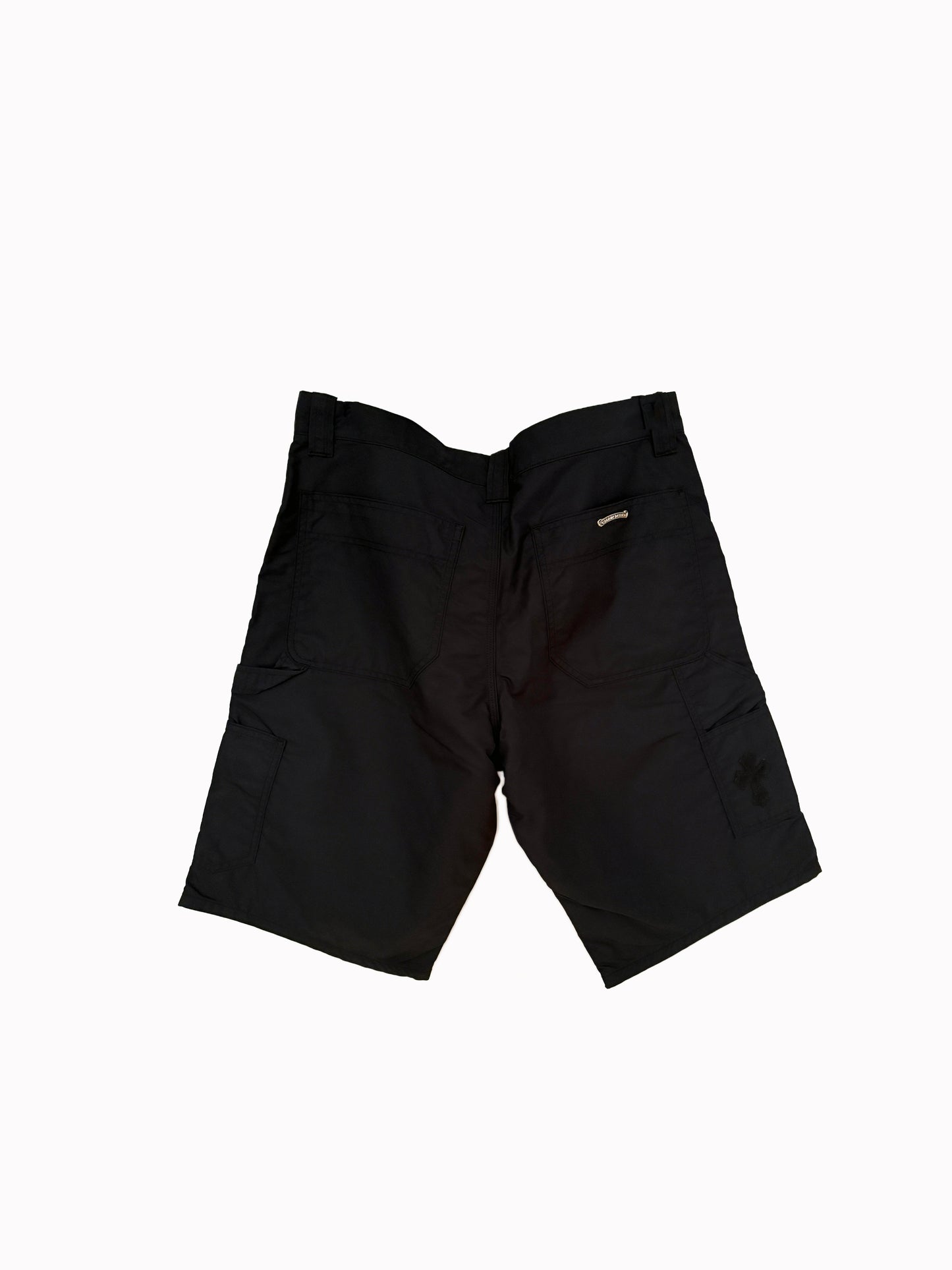 Chrome Hearts Cross Patch Nylon Carpenter Shorts