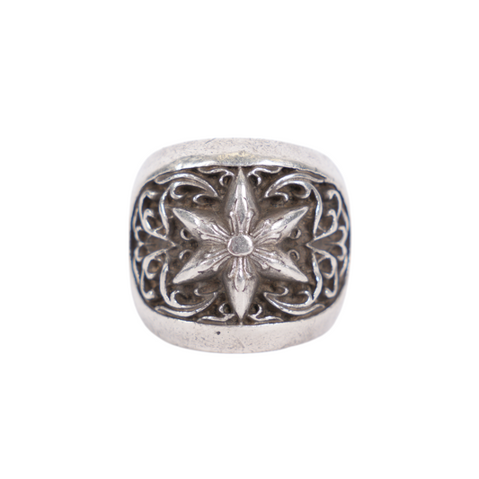 CHROME HEARTS OVAL STAR RING