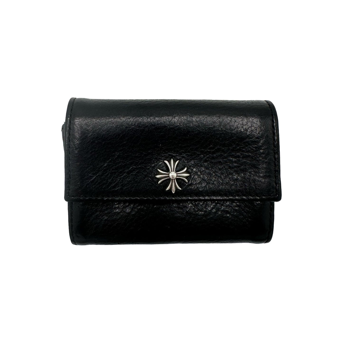 Tiny Plus Cross Leather Wallet