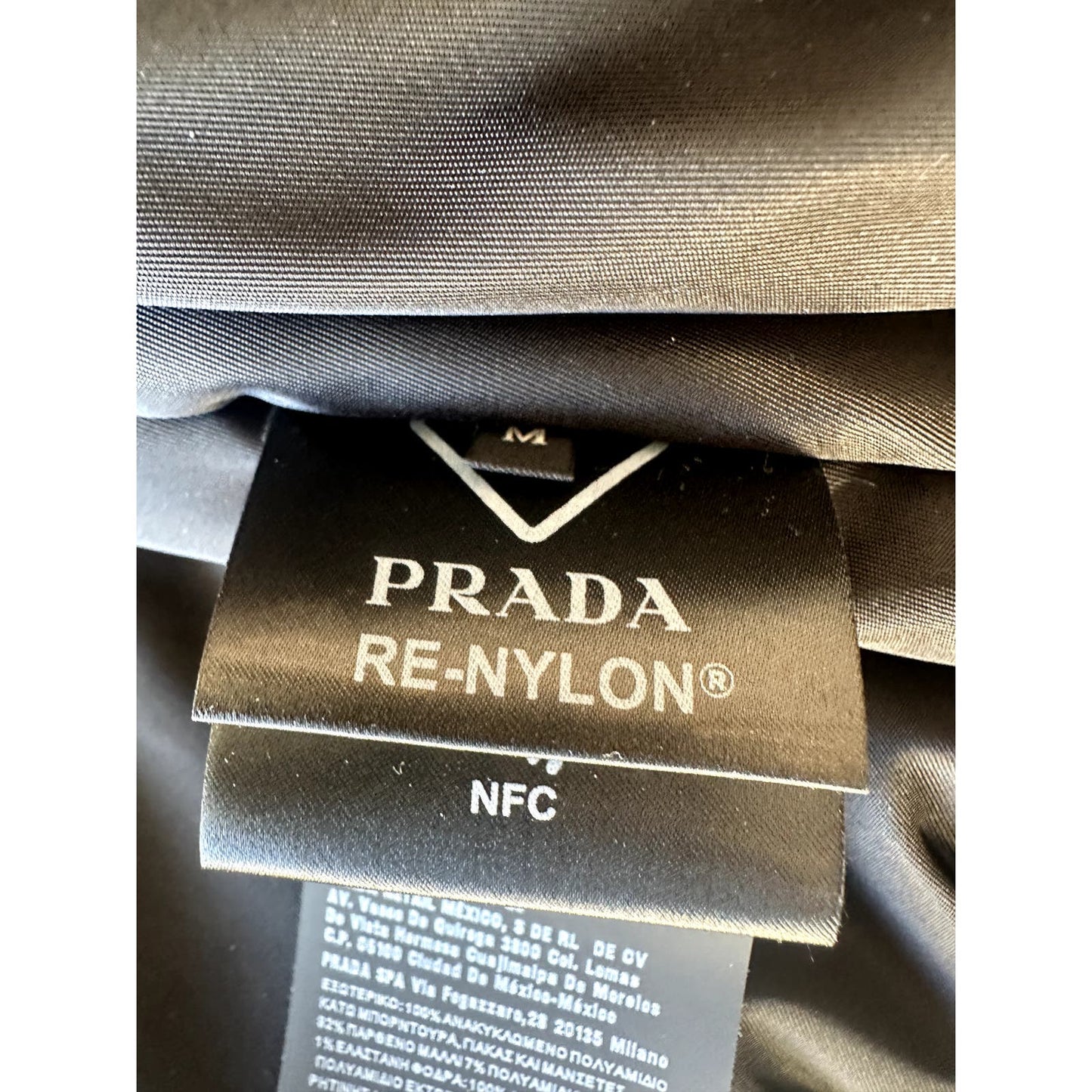 PRADA x RAF SIMONS RE-NYLON SS22 BOMBER JACKET ORANGE