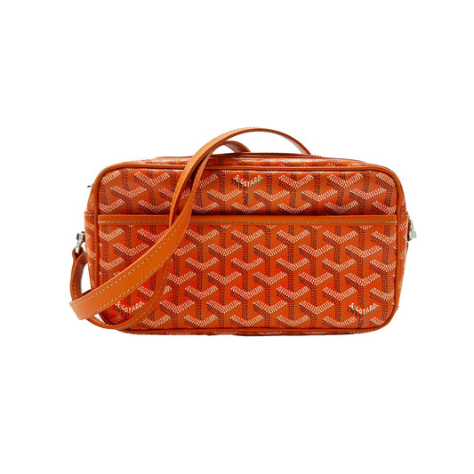 Goyard Cap-Vert PM Bag Orange Leather Camera Pouch