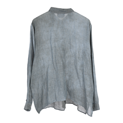 ENFANTS RICHES DÉPRIMÉS ERD STAINED BUTTON DOWN LONGSLEEVE TEE