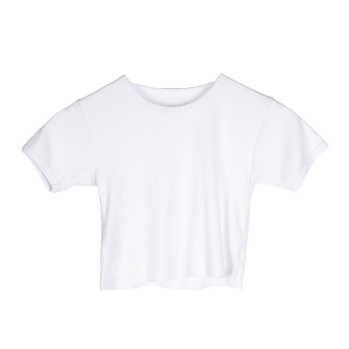 CHROME HEARTS WHITE LOVE YOU BABY TEE
