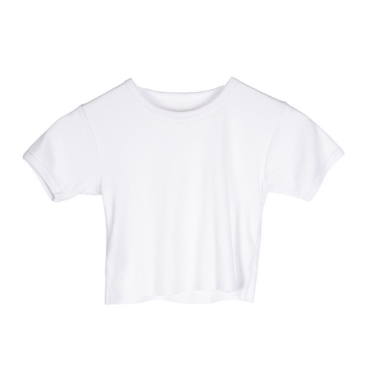CHROME HEARTS WHITE LOVE YOU BABY TEE