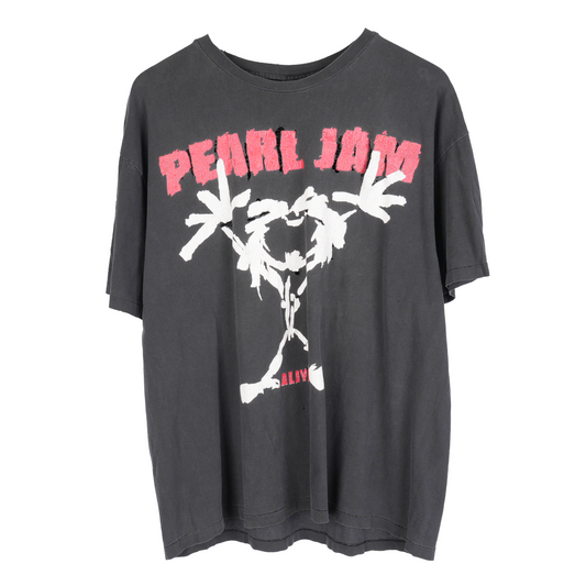 VINTAGE 1993 THRASHED PEARL JAM ALIVE TEE