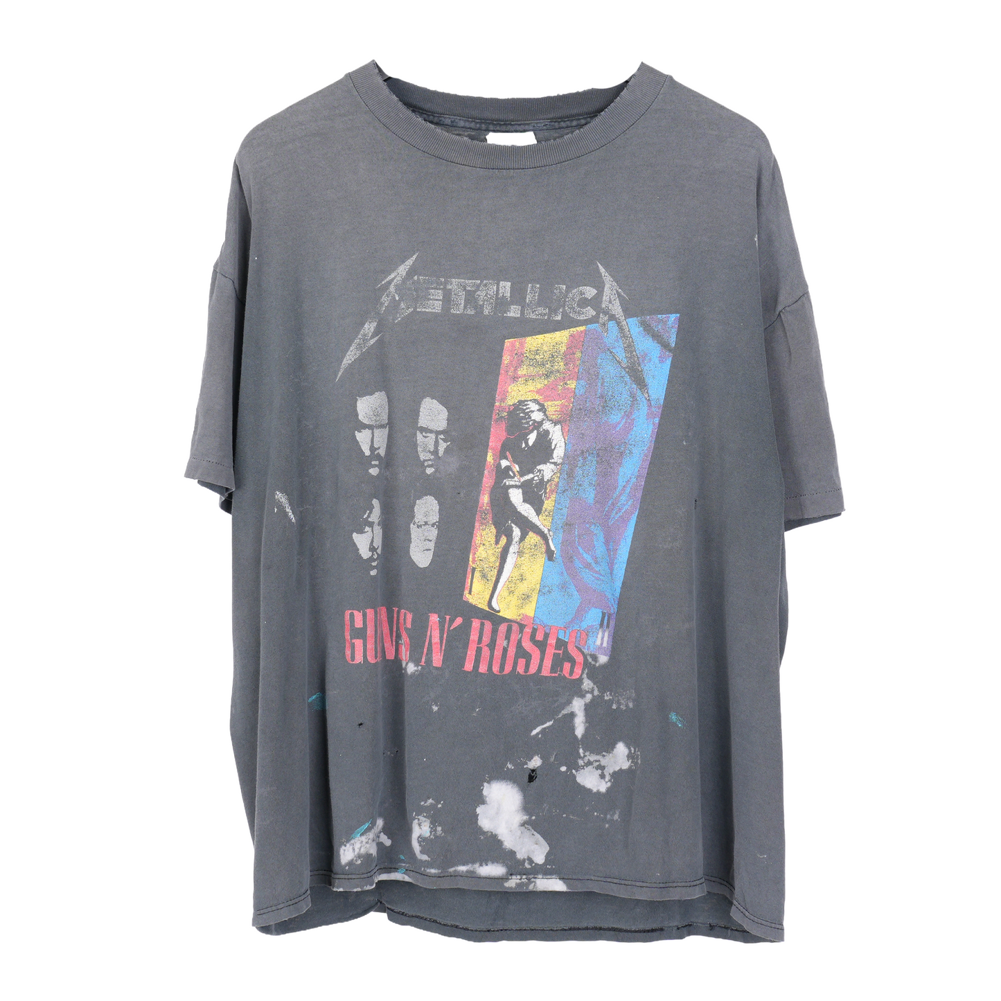 VINTAGE FADED METALLICA GUNS N ROSES TEE