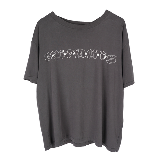 ERD STAR GOTHIC LOGO BLACK TEE
