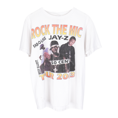 VINTAGE Rock The Mic Tour Rap Tee