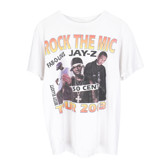 VINTAGE Rock The Mic Tour Rap Tee