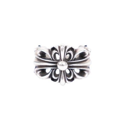 CHROME HEARTS DOUBLE FLORAL RING