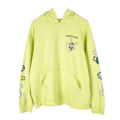 CHROME HEARTS NEON YELLOW MATTY BOY HOODIE