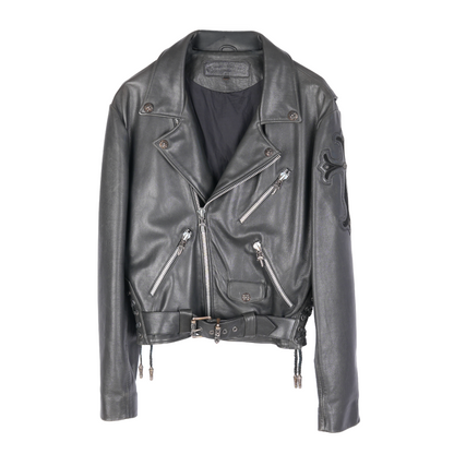 CHROME HEARTS PERFECTO FILIGREE LEATHER JACKET