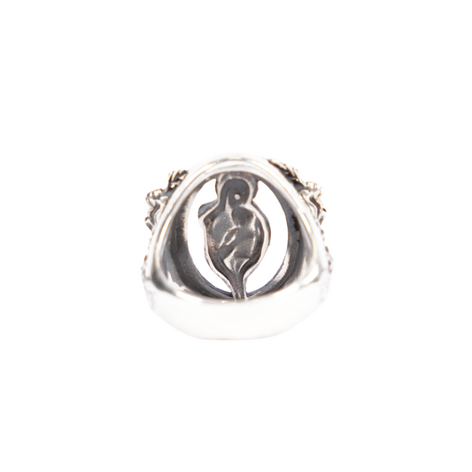 ERD ENFANTS RICHES DÉPRIMÉS MOTHER AND CHILD SILVER RING