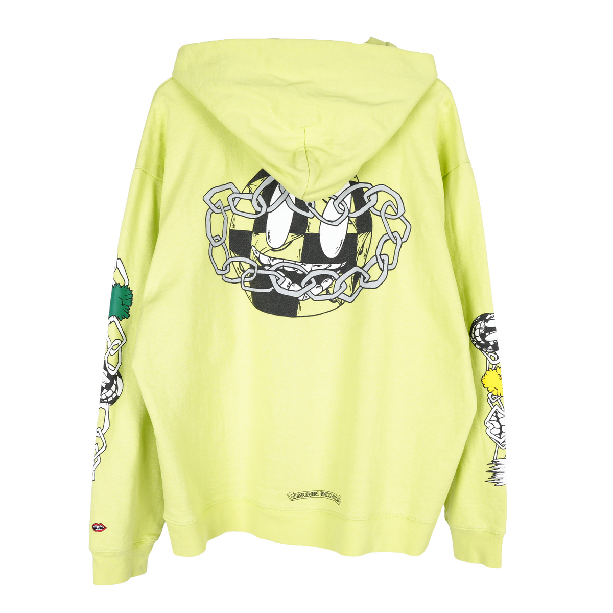 CHROME HEARTS NEON YELLOW MATTY BOY HOODIE