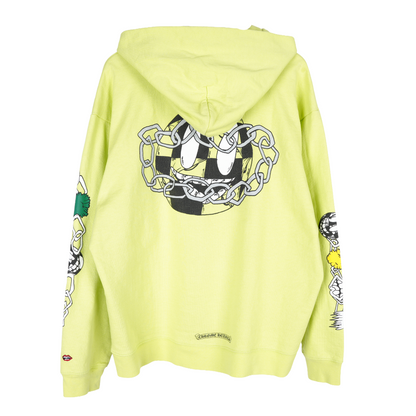 CHROME HEARTS NEON YELLOW MATTY BOY HOODIE