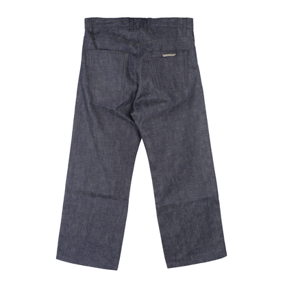 CHROME HEARTS INDIGO KS CUT DENIM SZ 32