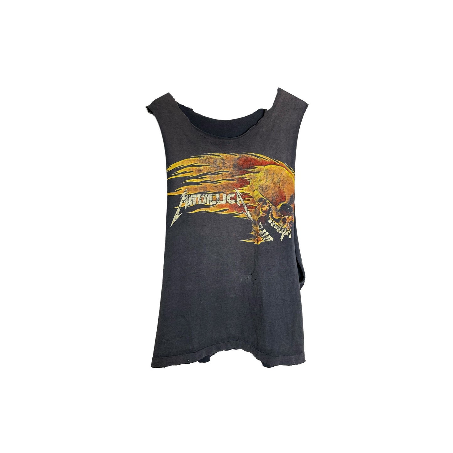 METALLICA THRASHED TANK TOP/MUSCLE TEE