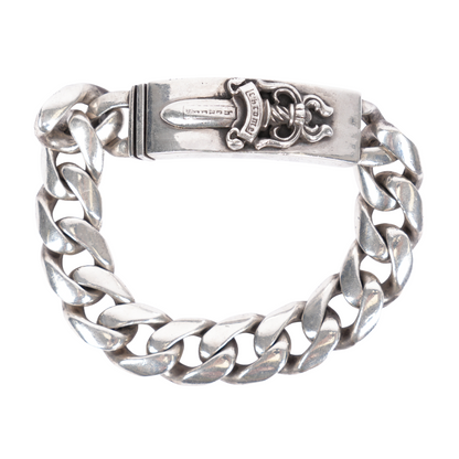 Chrome Hearts DAGGER ID CUBAN LINK BRACELET