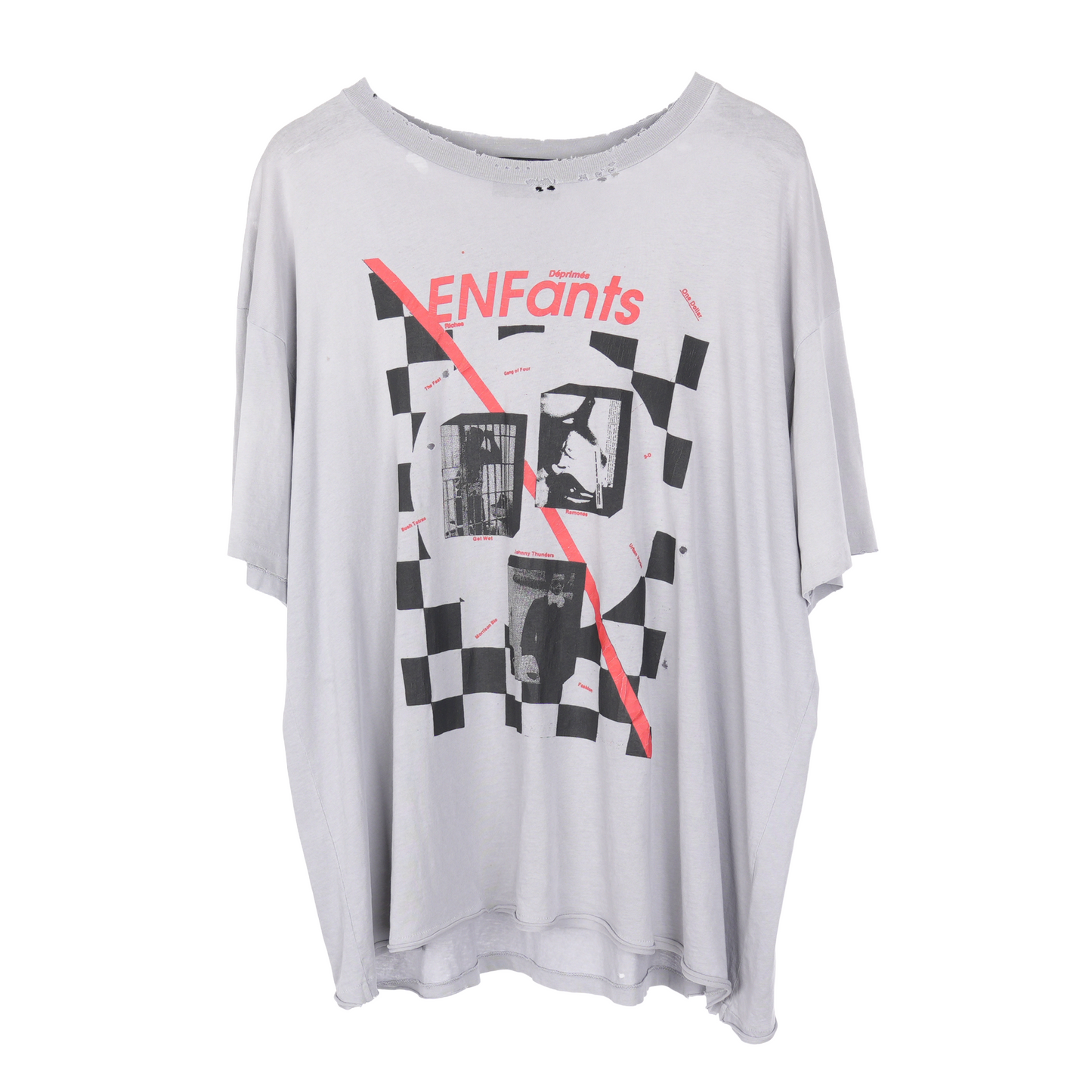 ERD CHECKERED FAN ZINE TEE