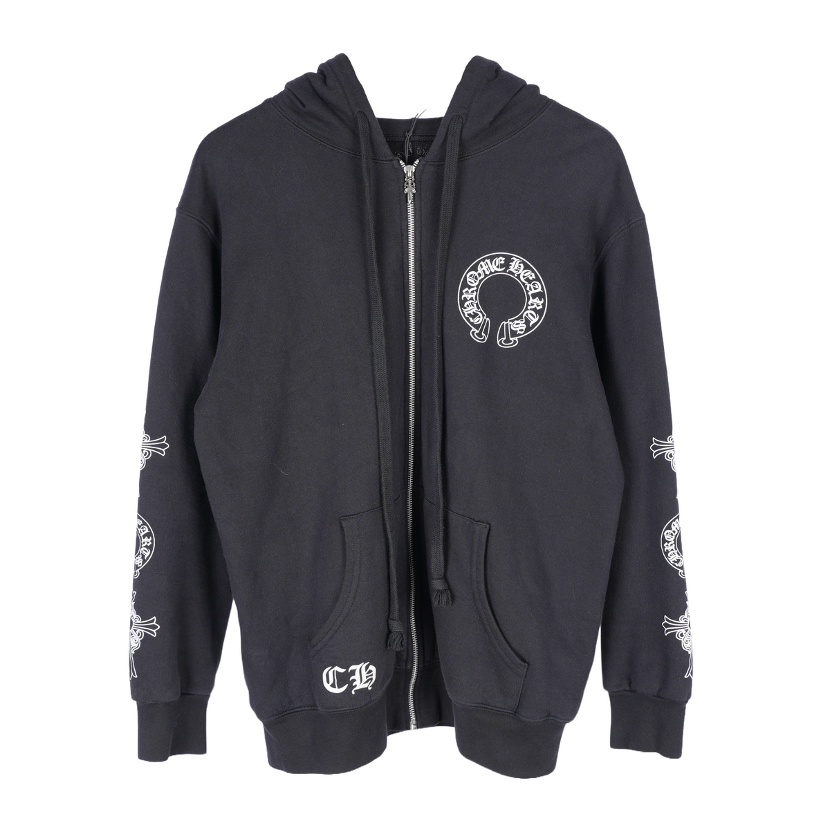 CHROME HEARTS VINTAGE THERMAL ZIP UP HOODIE OG SOAP
