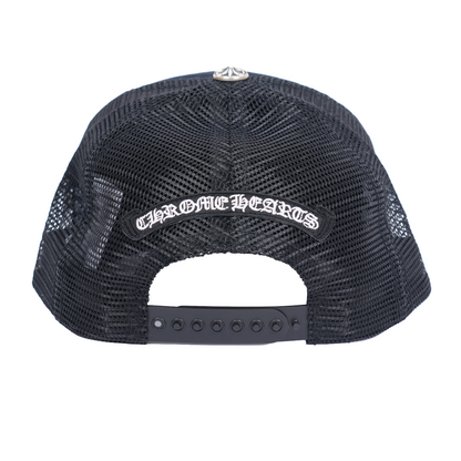 BLACK ON BLACK CEMETERY TRIPLE CROSS HAT