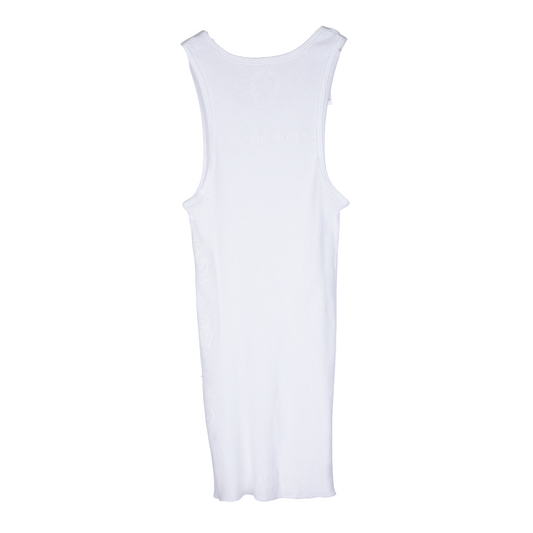 CHROME HEARTS WHITE CANNES LOVE YOU TANK TOP