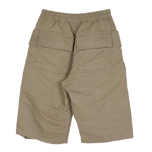 RICK OWENS CREATCH LONG CARGO SHORTS
