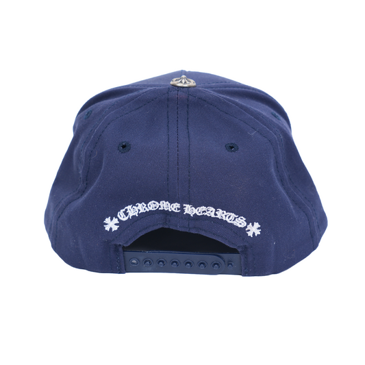 CHROME HEARTS NAVY LOGO HAT