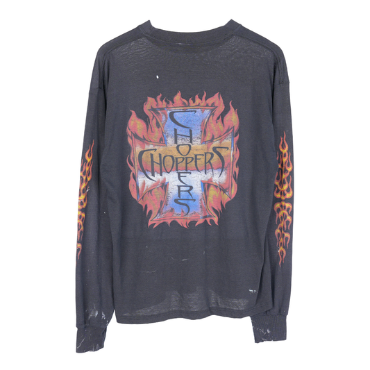 WCC FLAME LOGO LONG SLEEVE FADED SHIRT