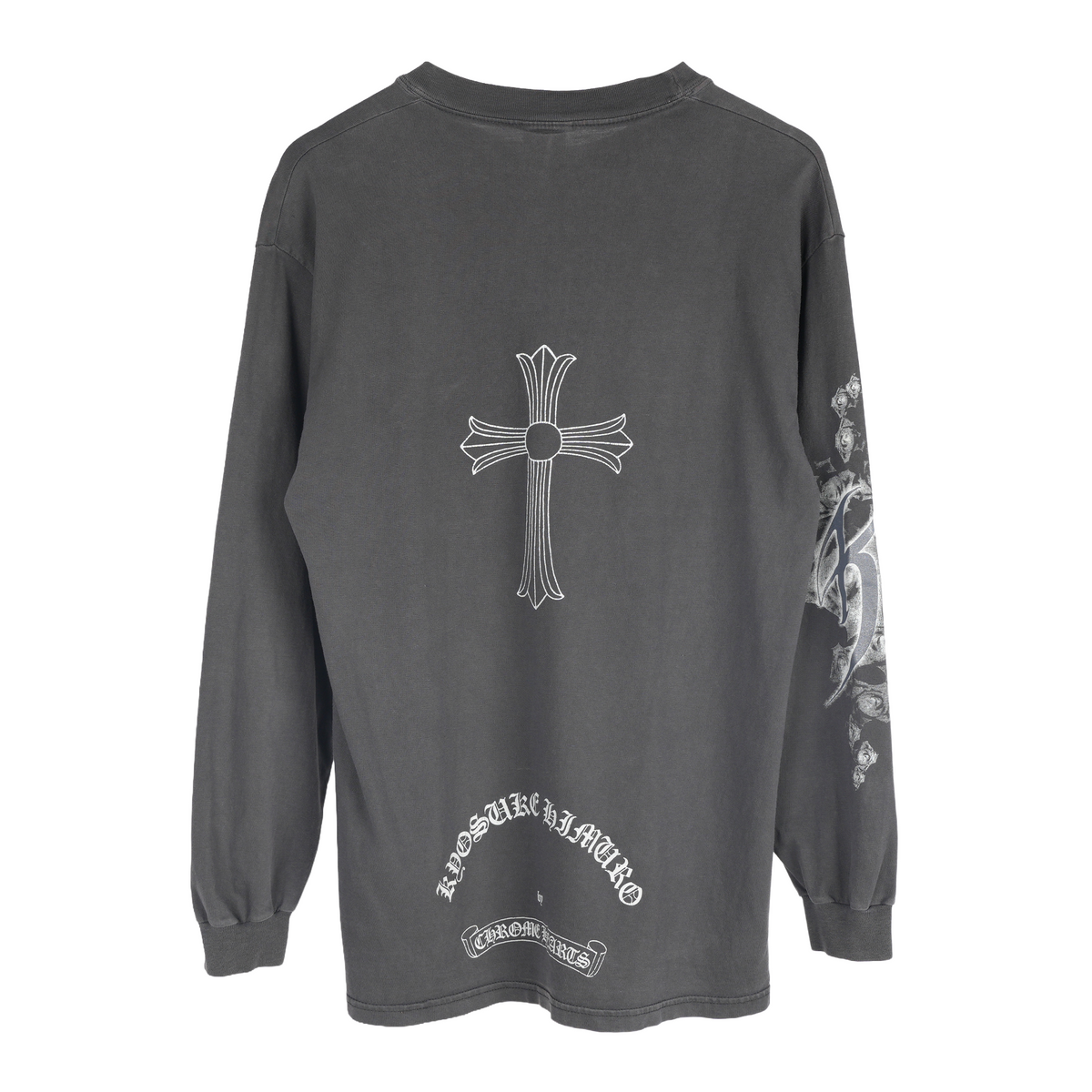 CHROME HEARTS VINTAGE KYOSUKE HIMURO 1998 LARGE CROSS LONG SLEEVE TEE