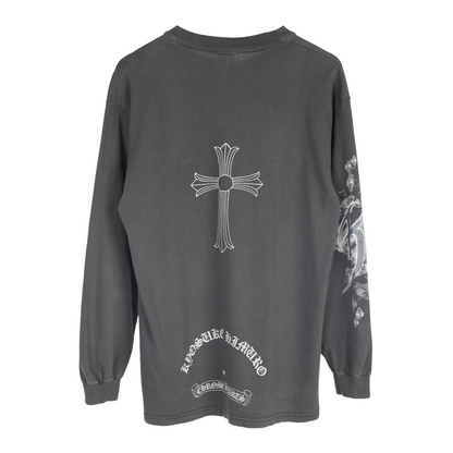 CHROME HEARTS VINTAGE KYOSUKE HIMURO 1998 LARGE CROSS LONG SLEEVE TEE