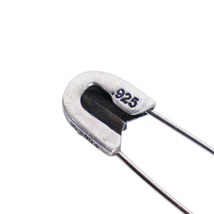 CHROME HEARTS SAFETY PIN WITH DIAMOND