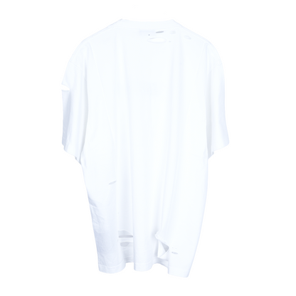BALENCIAGA WHITE DESTROYED TEE