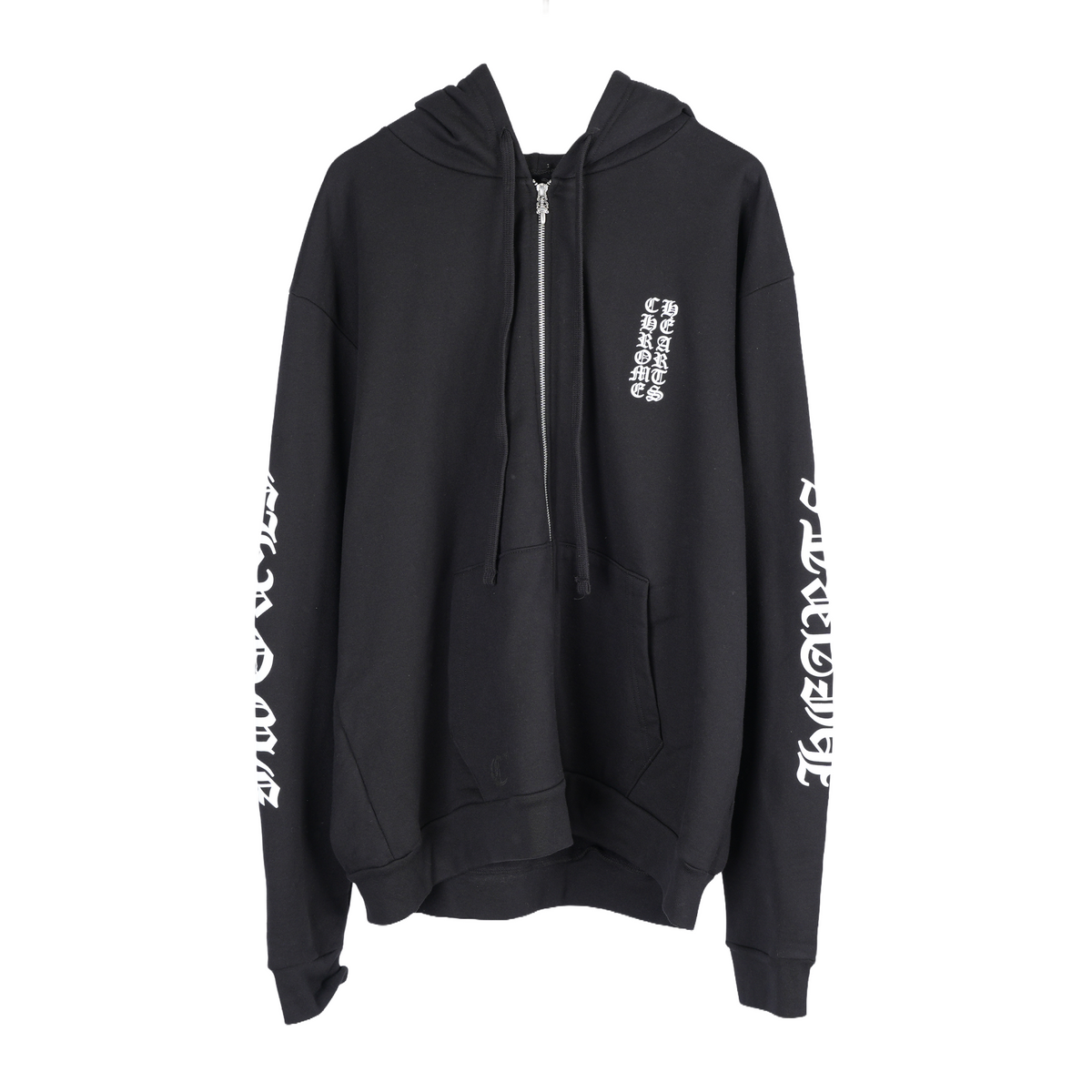 CHROME HEARTS SCROLL DAGGER ZIP UP HOODIE