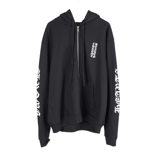 CHROME HEARTS SCROLL DAGGER ZIP UP HOODIE