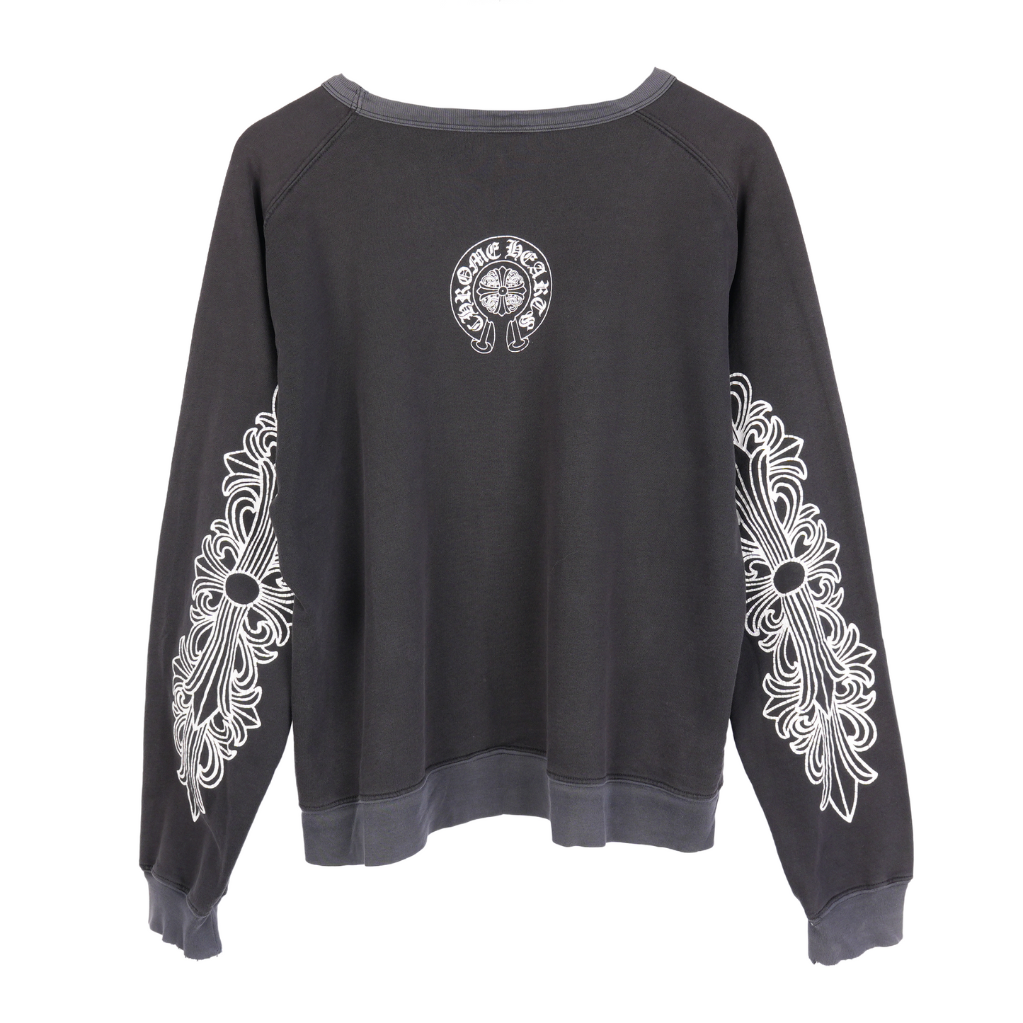 CHROME HEARTS VINTAGE TWO TONE FLORAL DAGGER LONG SLEEVE