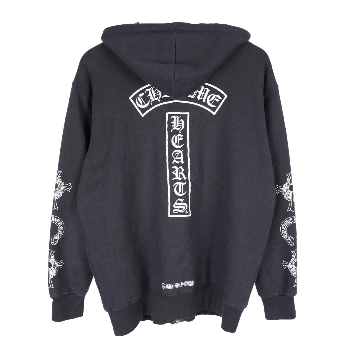 CHROME HEARTS VINTAGE THERMAL ZIP UP HOODIE OG SOAP