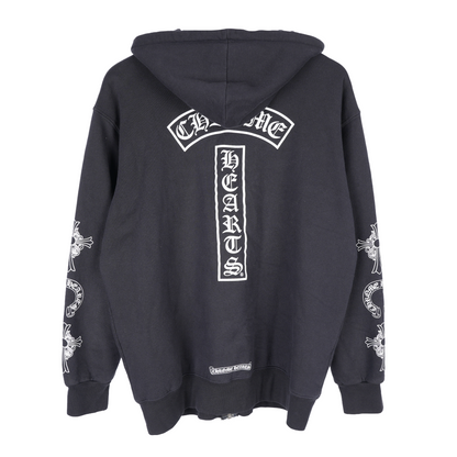 CHROME HEARTS VINTAGE THERMAL ZIP UP HOODIE OG SOAP