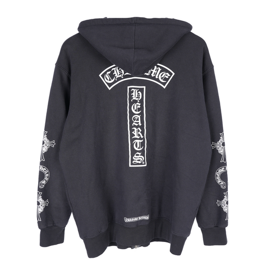 CHROME HEARTS VINTAGE THERMAL ZIP UP HOODIE OG SOAP