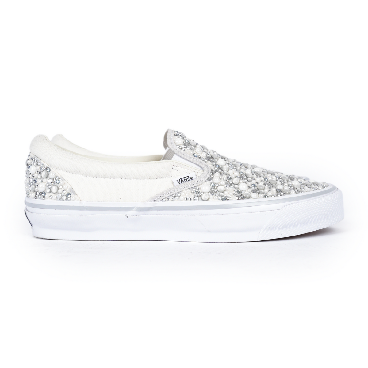 VANS MATTIAS GOLLIN EMBELLISHED SLIP ON LOW TOP SHOES