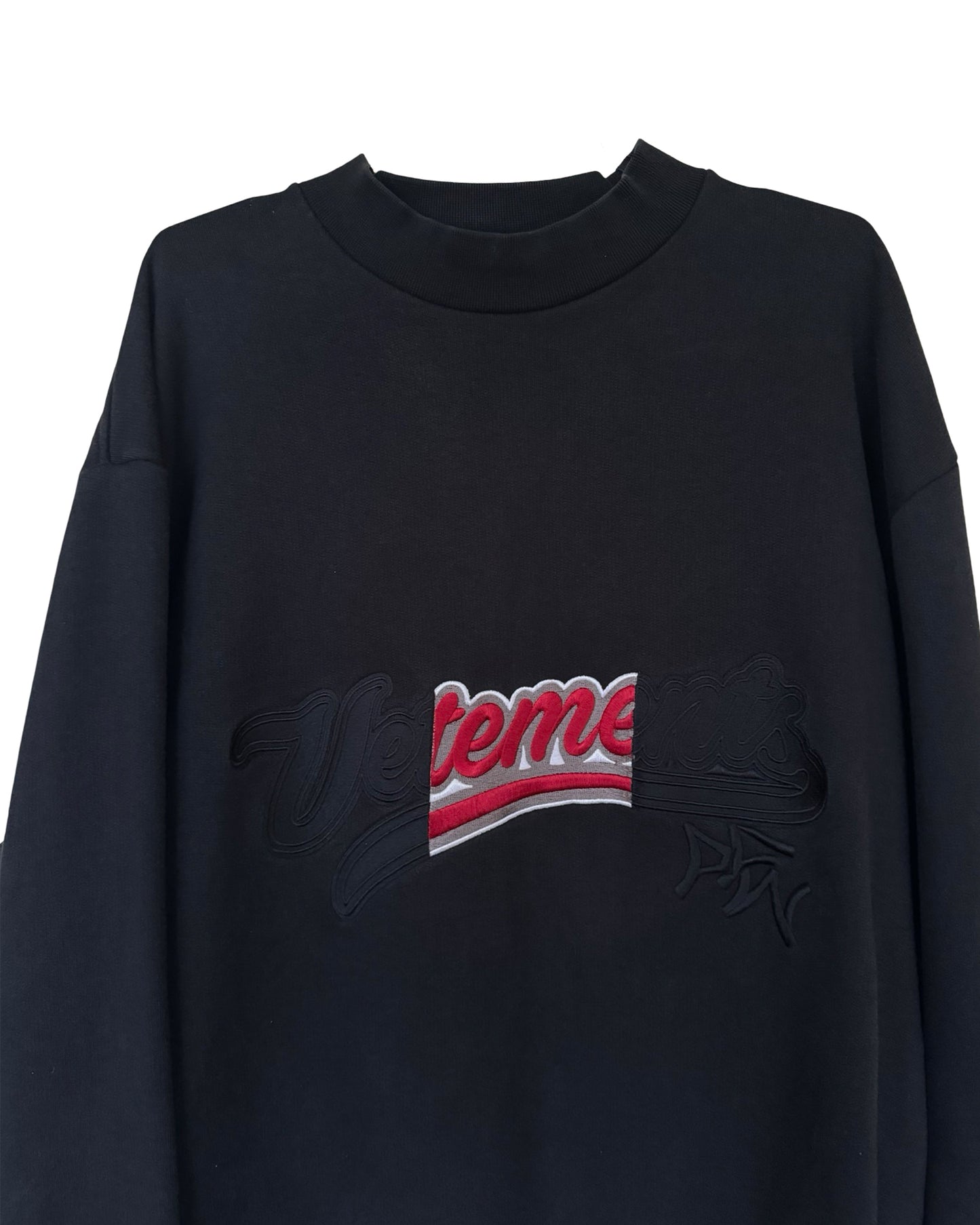 Vetements Embroidered Split Crewneck