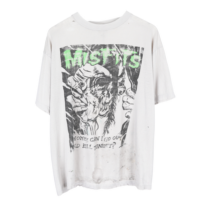VINTAGE THRASHED MISFITS 'MOMMY, CAN I GO OUT AND KILL TONIGHT?' TEE